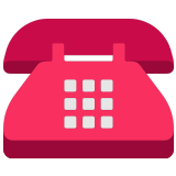 ☎️ Telephone, Emoji by Microsoft