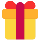 🎁 Wrapped Gift, Emoji by Microsoft