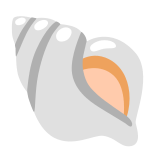 🐚 Spiral Shell, Emoji by Google