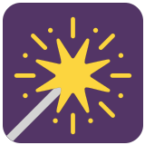 🎇 Sparkler, Emoji by Microsoft