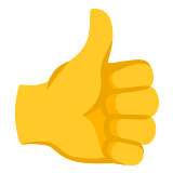 👍 Thumbs Up, Emoji by Google