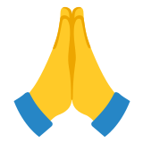 🙏 Folded Hands, Emoji by Google
