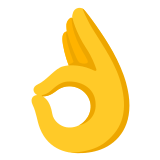 👌 Ok Hand, Emoji by Google