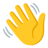👋 Waving Hand, Emoji by Google