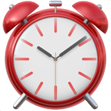 ⏰ Alarm Clock, Emoji by Apple