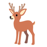 🦌 Deer, Emoji by Google