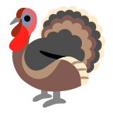 🦃 Turkey, Emoji by Google
