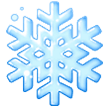 ❄️ Snowflake, Emoji by Samsung