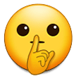 🤫 Shushing Face, Emoji by Samsung