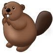 🦫 Beaver, Emoji by Samsung