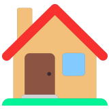 🏠 House, Emoji by Microsoft