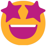 🤩 Star-Struck, Emoji by Microsoft
