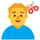 💇‍♂️ Man Getting Haircut, Emoji by Microsoft