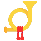 📯 Postal Horn, Emoji by Microsoft