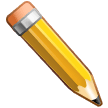 ✏️ Pencil, Emoji by Samsung
