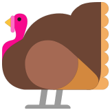 🦃 Turkey, Emoji by Microsoft