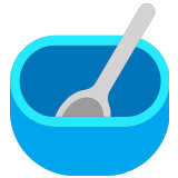 🥣 Bowl with Spoon, Emoji by Microsoft