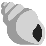 🐚 Spiral Shell, Emoji by Microsoft