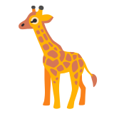 🦒 Girafe Emoji par Google