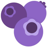 🫐 Blueberries, Emoji by Microsoft
