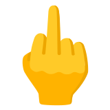 🖕 Middle Finger, Emoji by Google