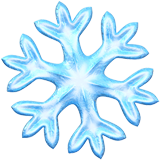❄️ Snowflake, Emoji by Apple