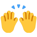 🙌 Raising Hands, Emoji by Microsoft