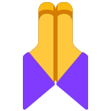🙏 Folded Hands, Emoji by Microsoft