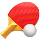 🏓 Ping Pong, Emoji by Apple