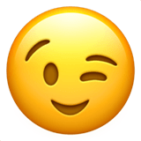 😉 Winking Face, Emoji by Apple