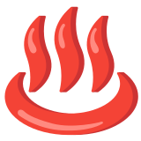 ♨️ Hot Springs, Emoji by Google