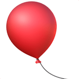 🎈 Luftballon Emoji von Apple