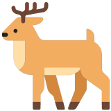 🦌 Deer, Emoji by Microsoft