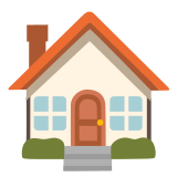 🏠 House, Emoji by Google