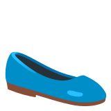 🥿 Flat Shoe, Emoji by Google