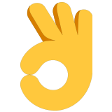 👌 Ok Hand, Emoji by Microsoft