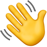 👋 Waving Hand, Emoji by Apple