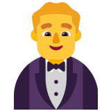 🤵‍♂️ Man in Tuxedo, Emoji by Microsoft