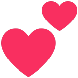 💕 Two Hearts, Emoji by Microsoft