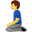 🧎‍♂️ Man Kneeling, Emoji by Samsung