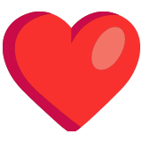 ❤️ Red Heart, Emoji by Microsoft