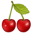 🍒 Cherries, Emoji by Samsung