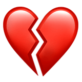 💔 Broken Heart, Emoji by Apple