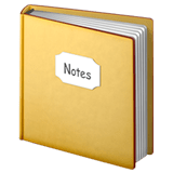📔 Notebook with Decorative Cover, Emoji by Apple