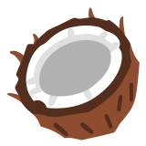 🥥 Coconut, Emoji by Google