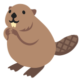 🦫 Beaver, Emoji by Google