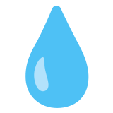 💧 Droplet, Emoji by Google