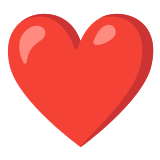 ❤️ Red Heart, Emoji by Google