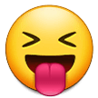 😝 Squinting Face with Tongue, Emoji by Samsung
