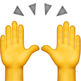 🙌 Raising Hands, Emoji by Apple
